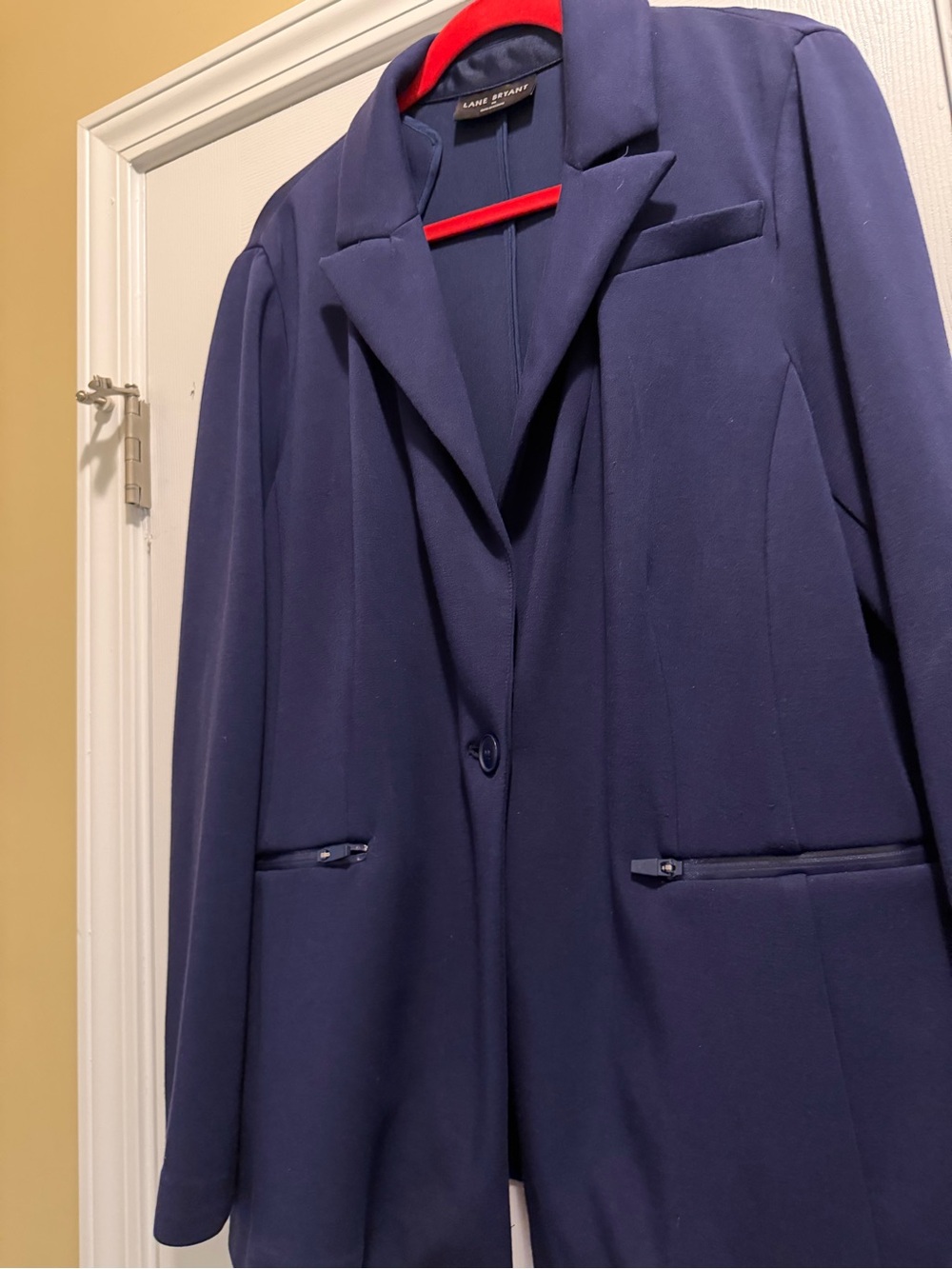 Lane Bryant Deep Navy Tailored Blazer Jacket